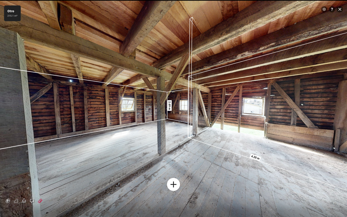 Vigas de madera reciclada